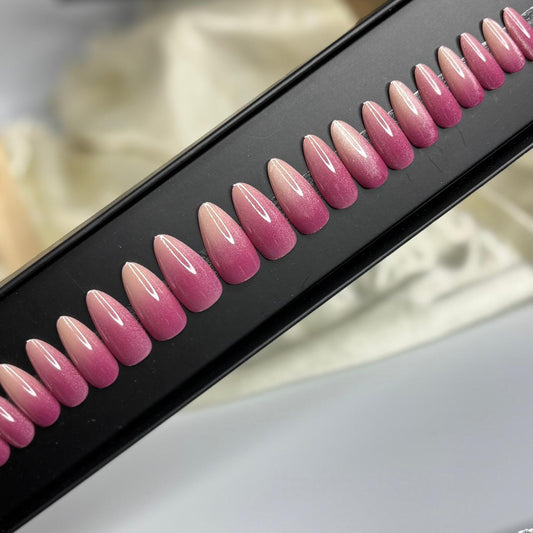 Ombré Cat Eye Nails 03