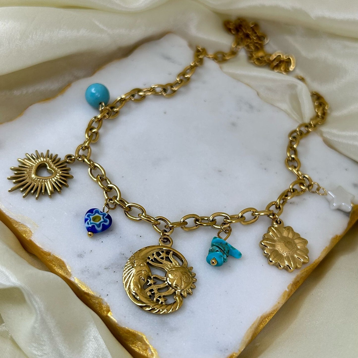 Moscow Beach Charm Necklace