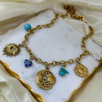 Moscow Beach Charm Necklace