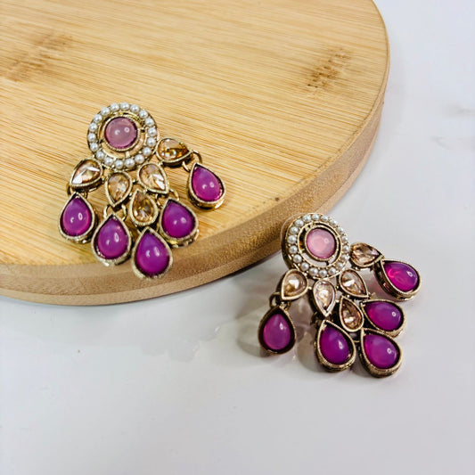 Meher Pakistani Jhumki ( Lilac )