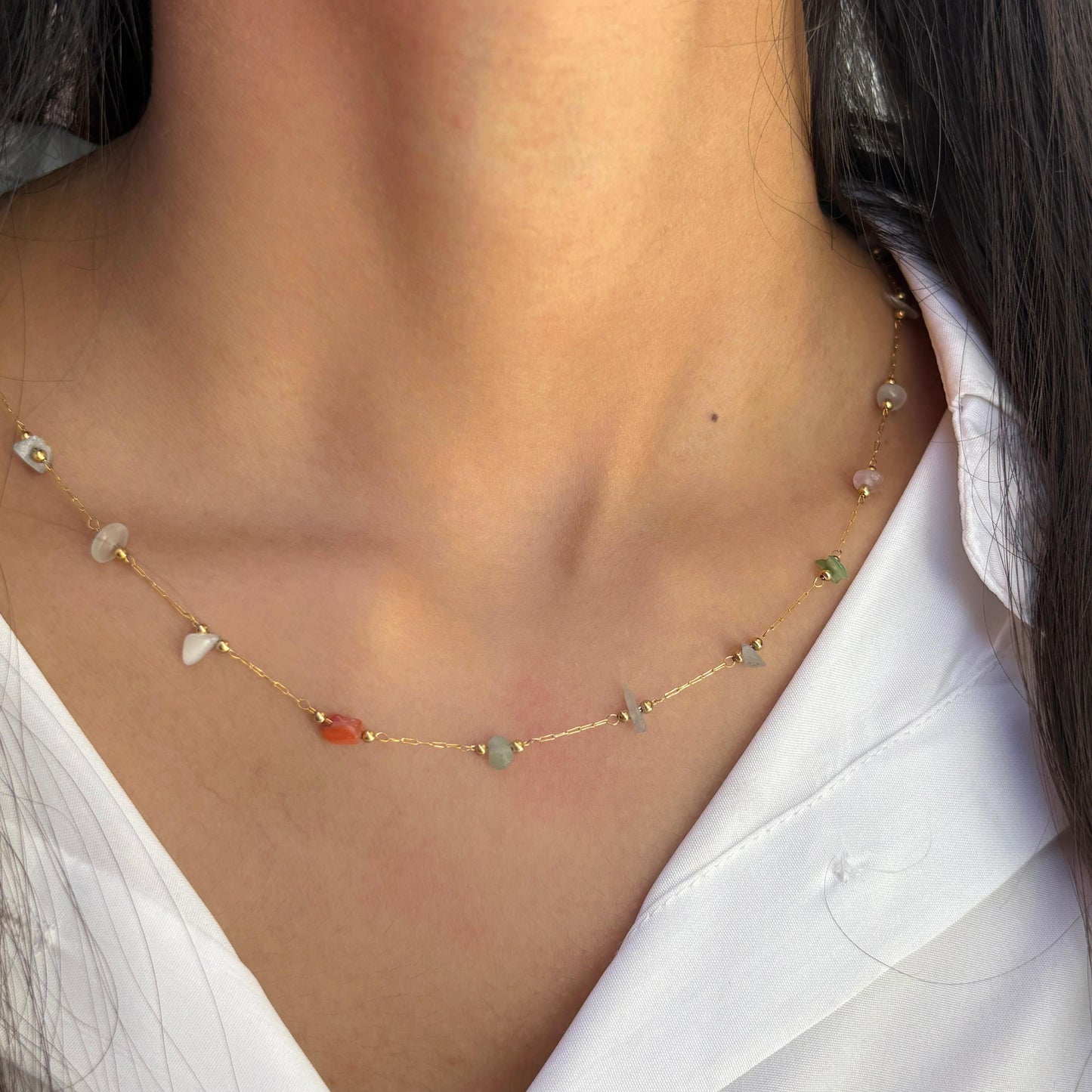 Natural Stones Necklace