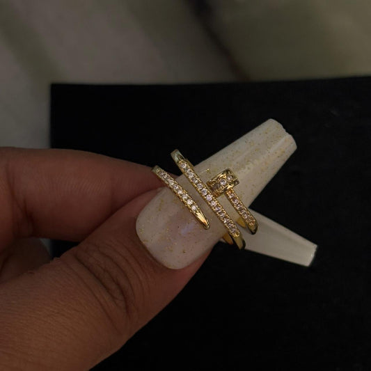 Luxe Layered Nail Ring