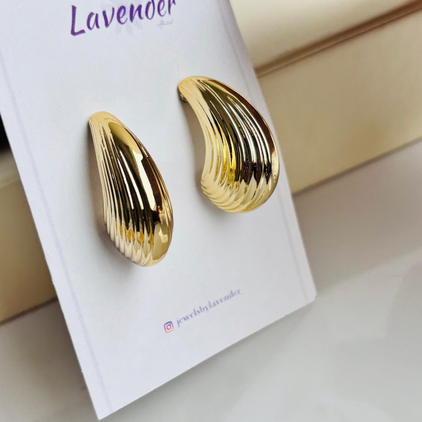 Layered Tear Drop Earrings