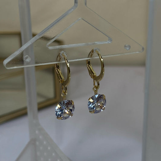 Round Crystal Huggies