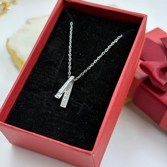 Dainty Lush Necklace ( Silver)