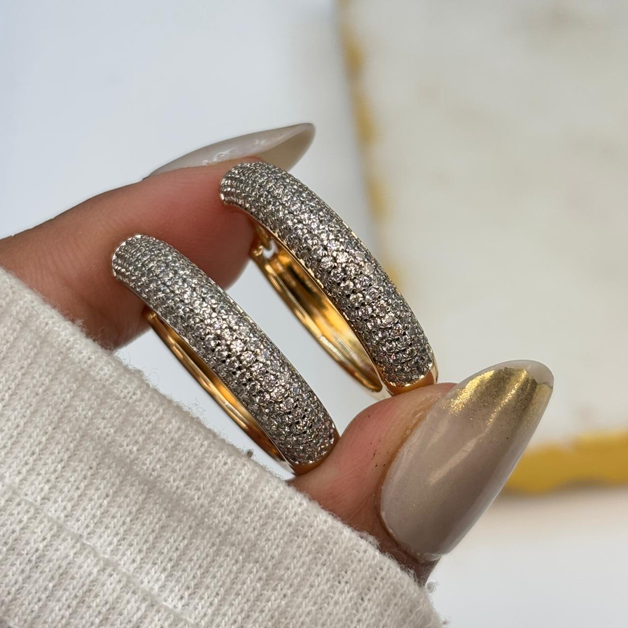 Luxe Round Hoop Earrings