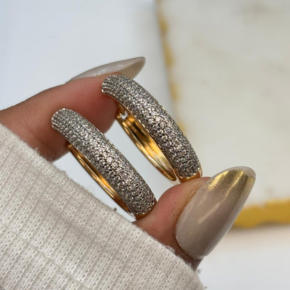 Luxe Round Hoop Earrings