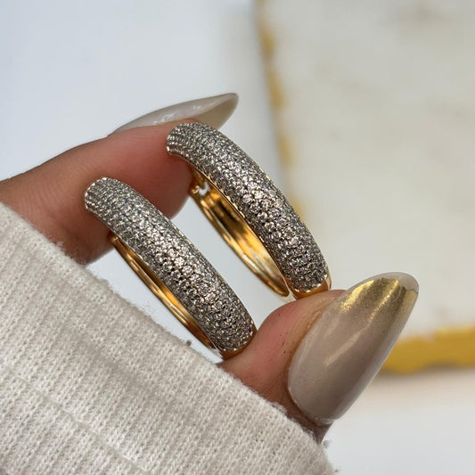 Luxe Round Hoop Earrings