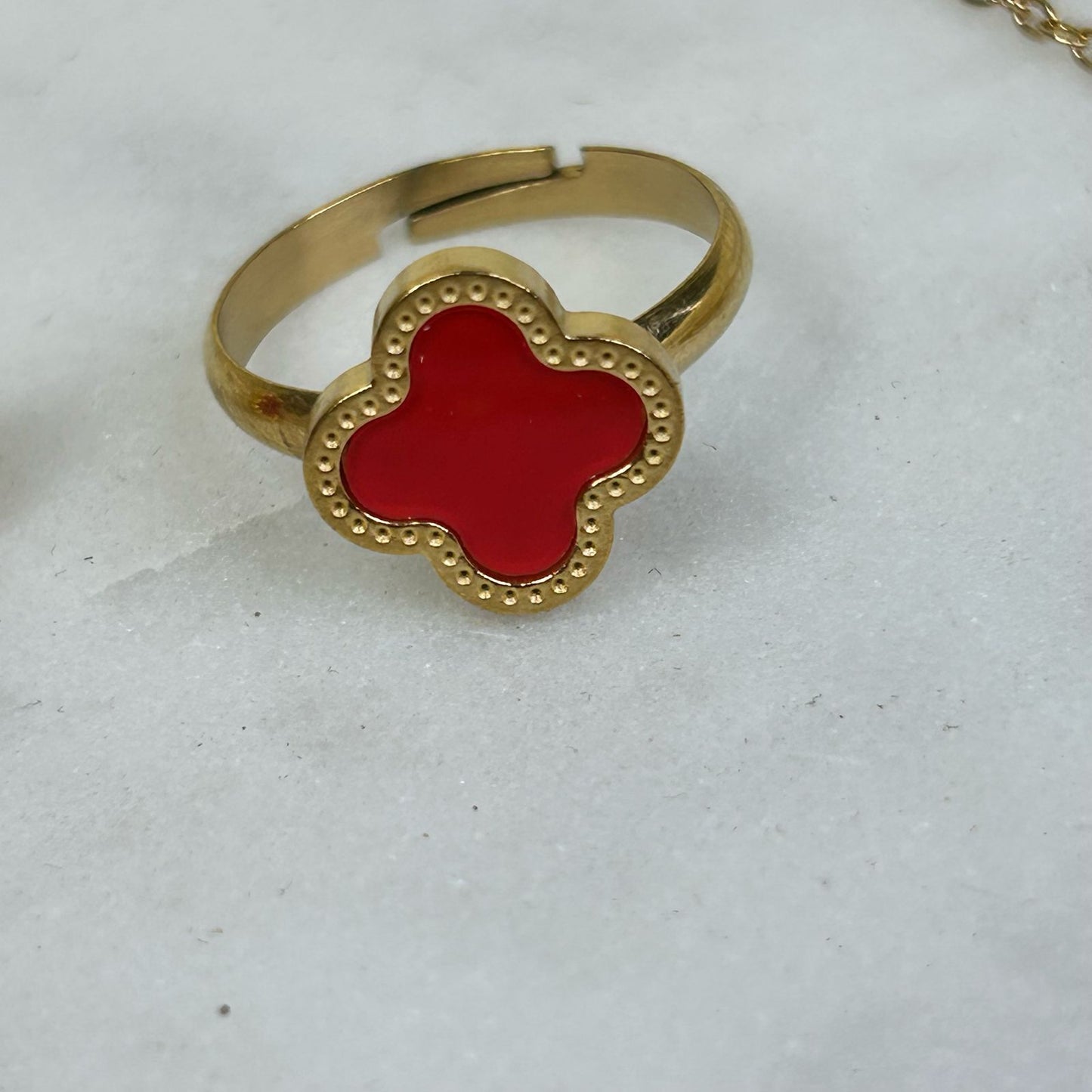 Red Clover Jewellery Set