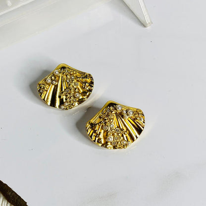 Beach Oyster Earrings