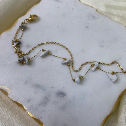 Minimal Stone Bracelet