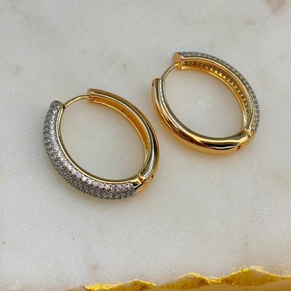 Luxe Round Hoop Earrings
