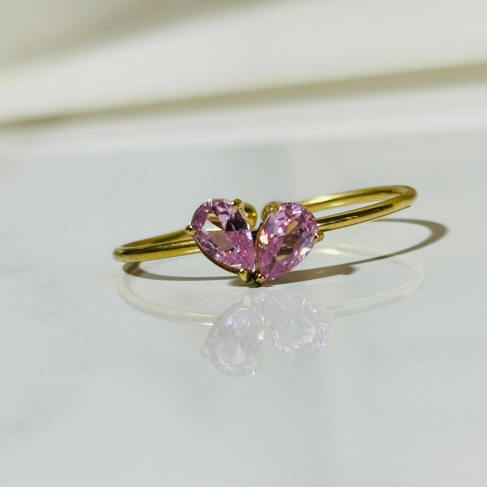 Pink Dana Ring | Premium Anti Tarnish 18k Rings | LAVENDER OFFICIAL ...