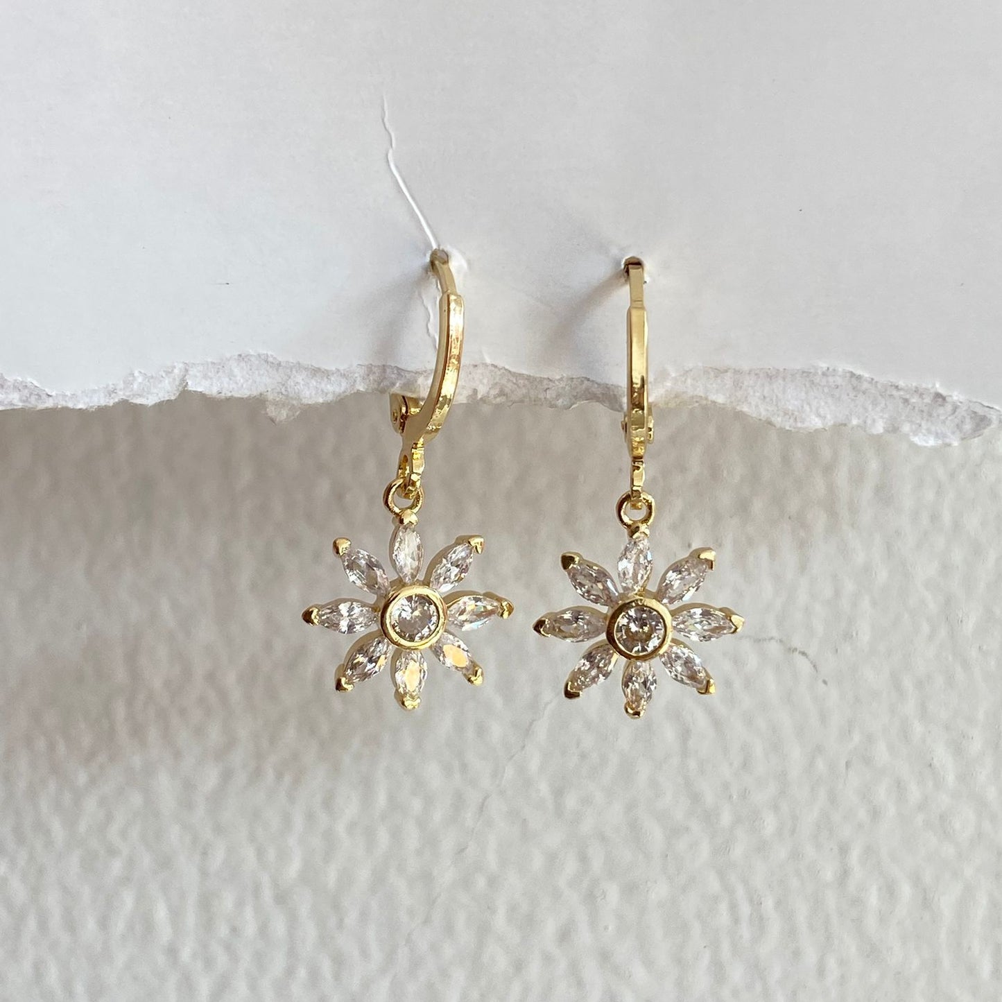 Flower Huggies Earrings