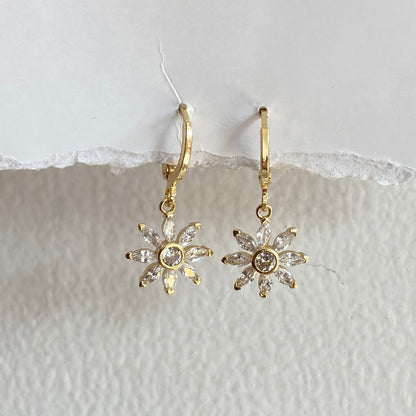 Flower Huggies Earrings